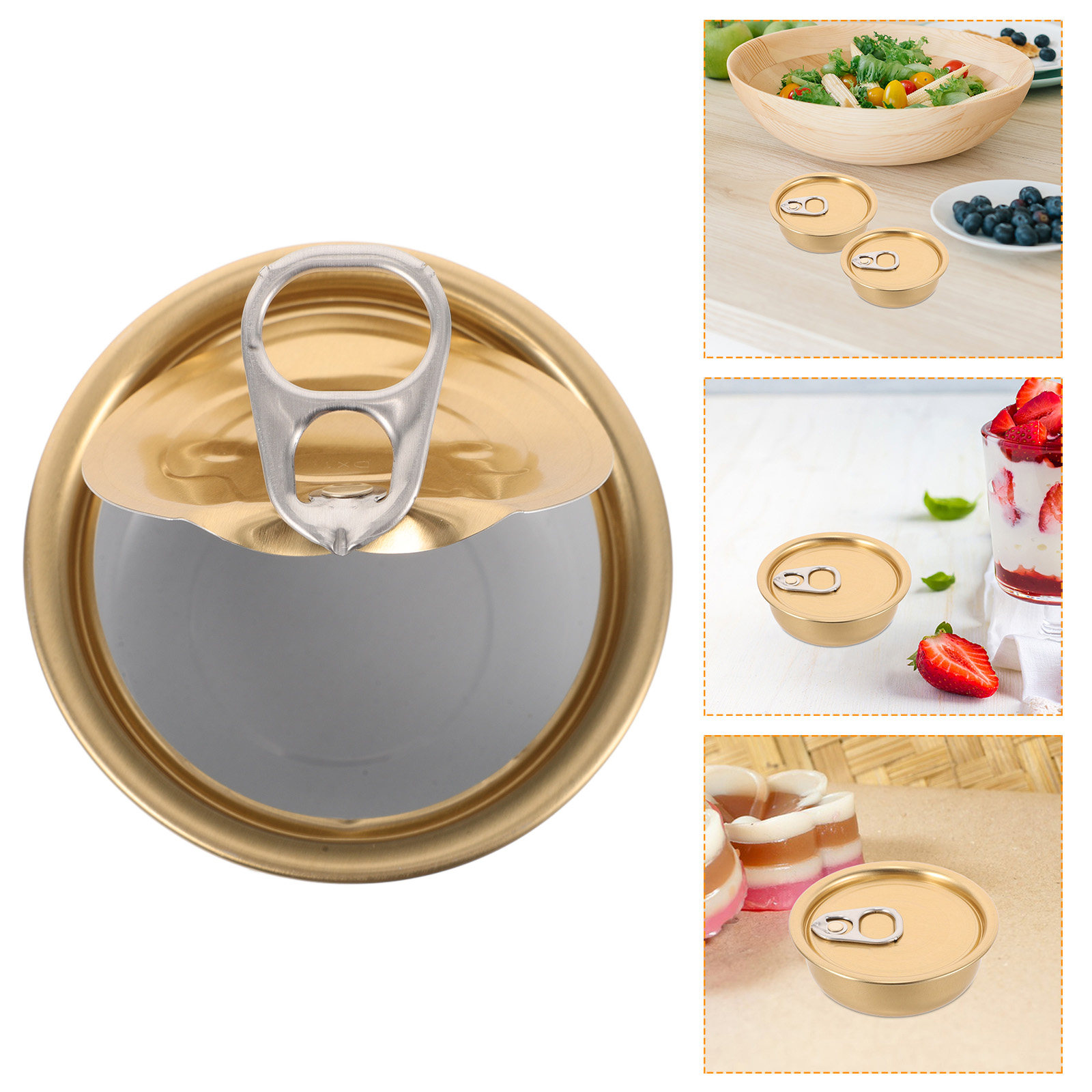 Food Snacks Easy - 12Pcs Kaleng Aluminium Kosong 40Ml Mudah