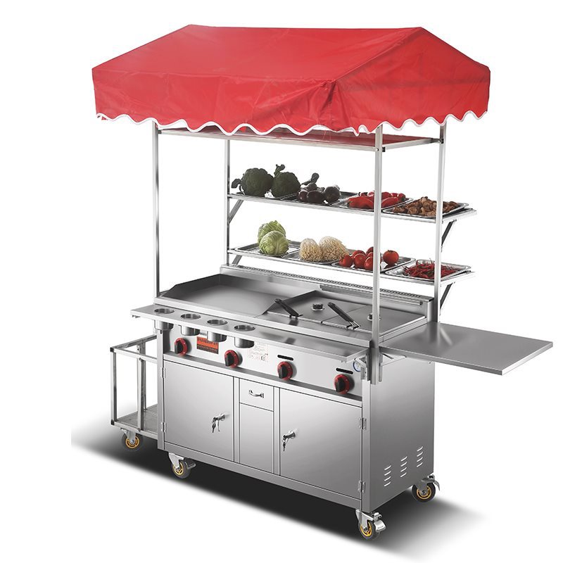 Snacks Food Stall - Gerobak Jajanan Gas Portabel, Truk Makanan