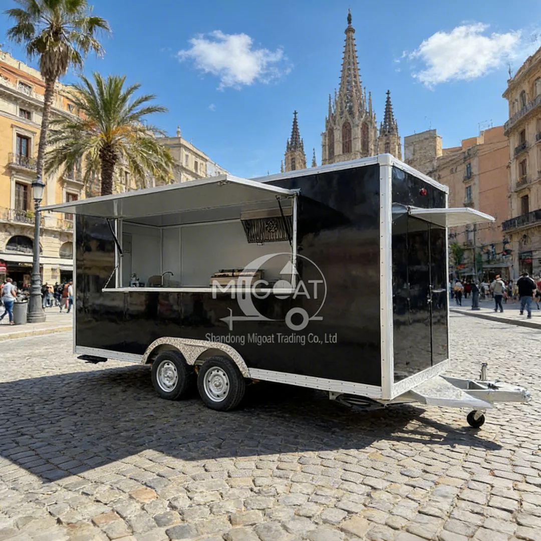 Food Snacks To Sell - Gerobak Makanan Mobile Komersial Multifungsi, Truk