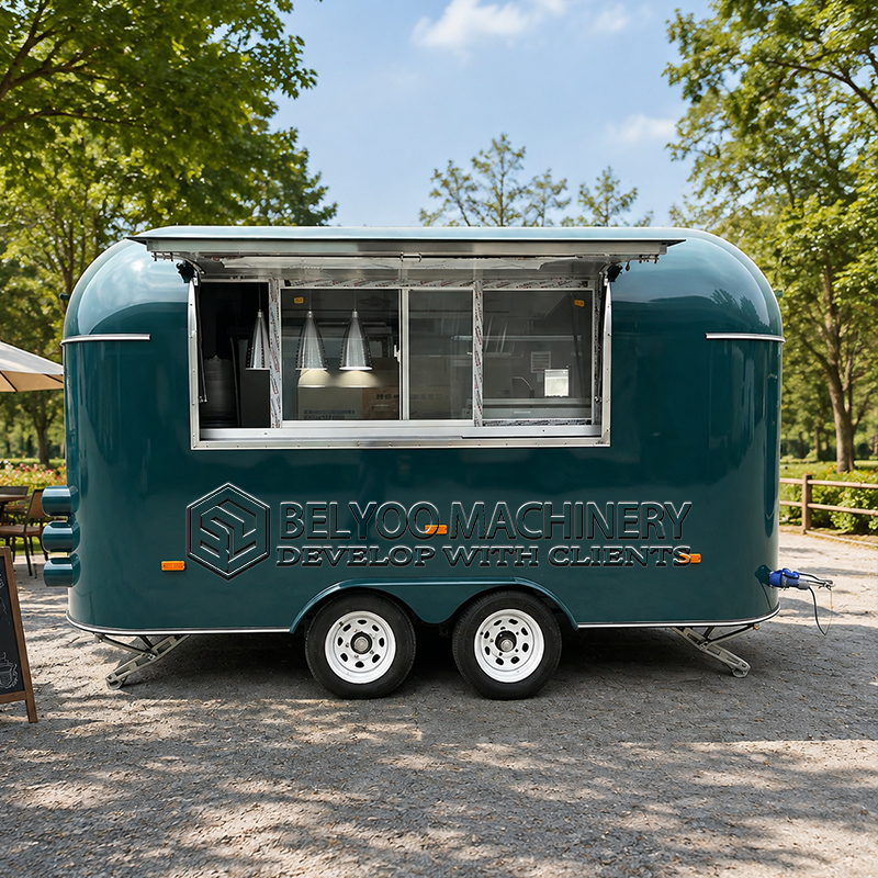 Food Snacks Restaurant - Trailer Makanan Komersial Belyoo, Dapur Bergerak