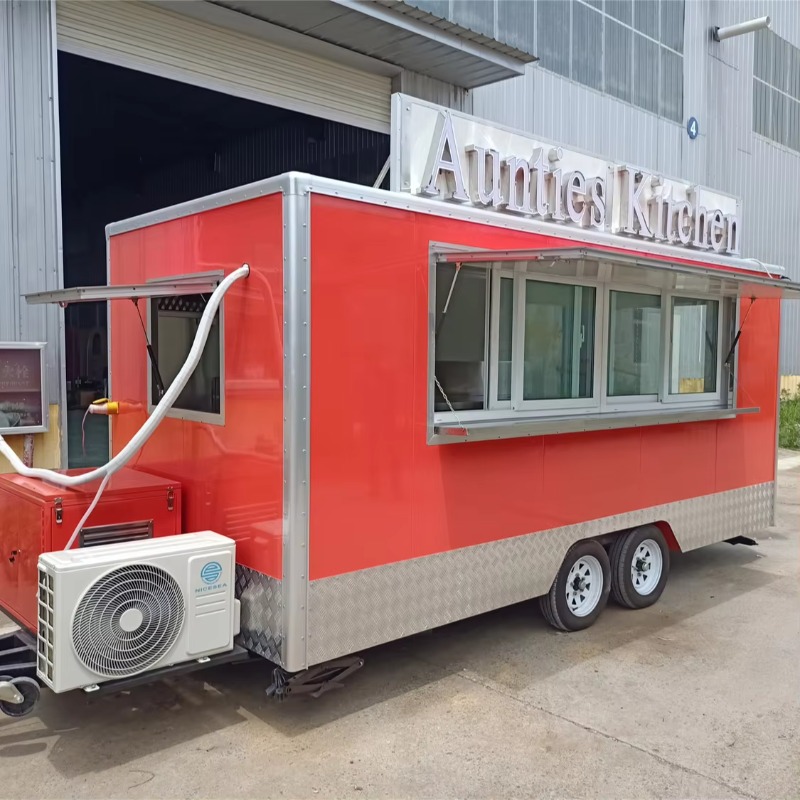 Food Snacks To Sell - Truk Makanan Pizza/Trailer Makanan Ringan Warna