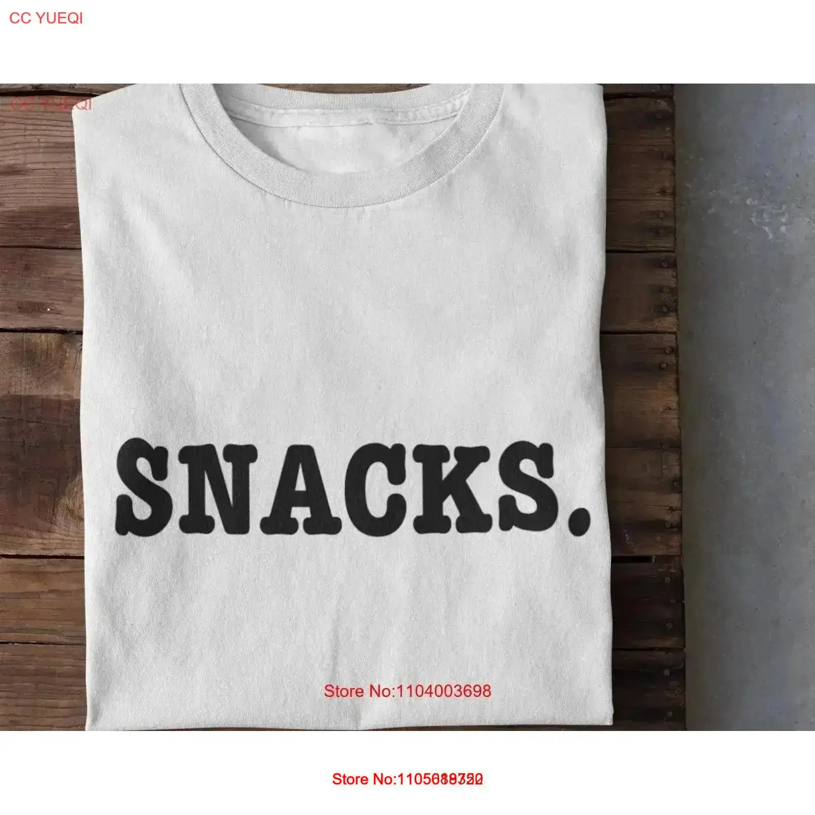 Food And Snacks Ideas - Kaos Snacks T-Shirt Lucu Bertema Makanan,