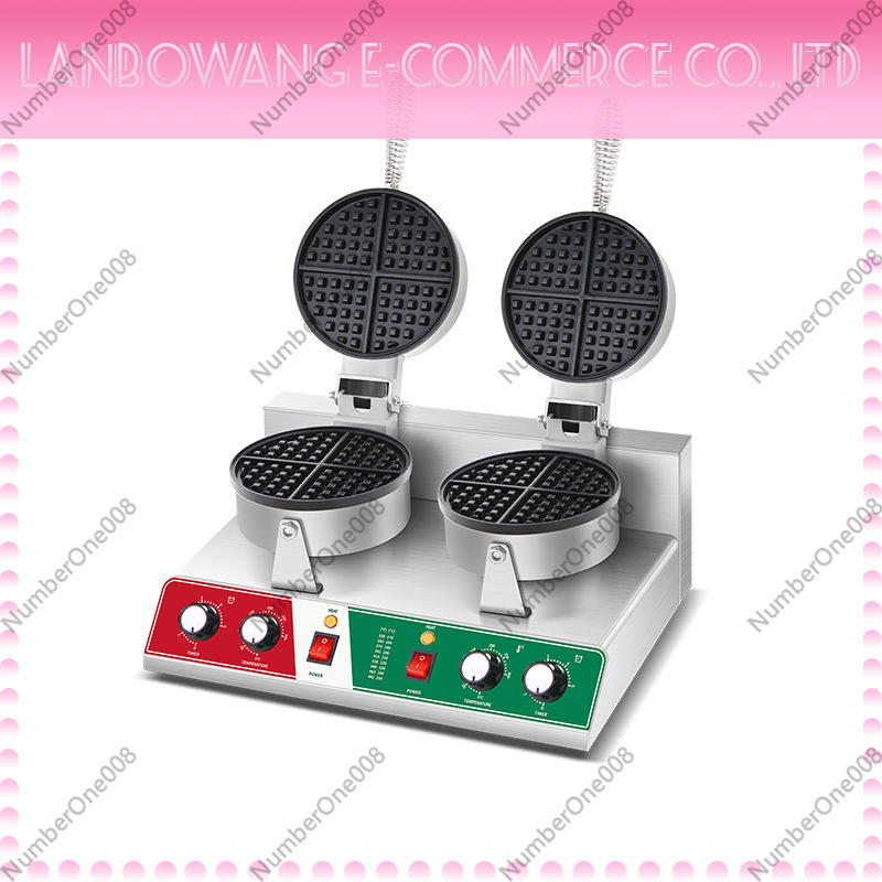 Food Snacks Restaurant - Pembuat Waffle Putar Anti Lengket, Mesin