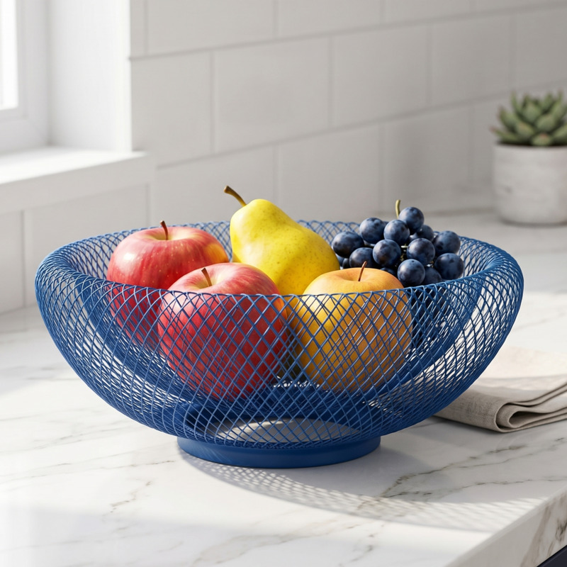 Snacks Food Gift Baskets - Keranjang Buah Besi Modern Minimalis Nampan