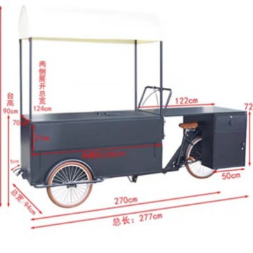 Snacks Food Stall - Gerobak Jajanan Mobile yang Dapat Disesuaikan,