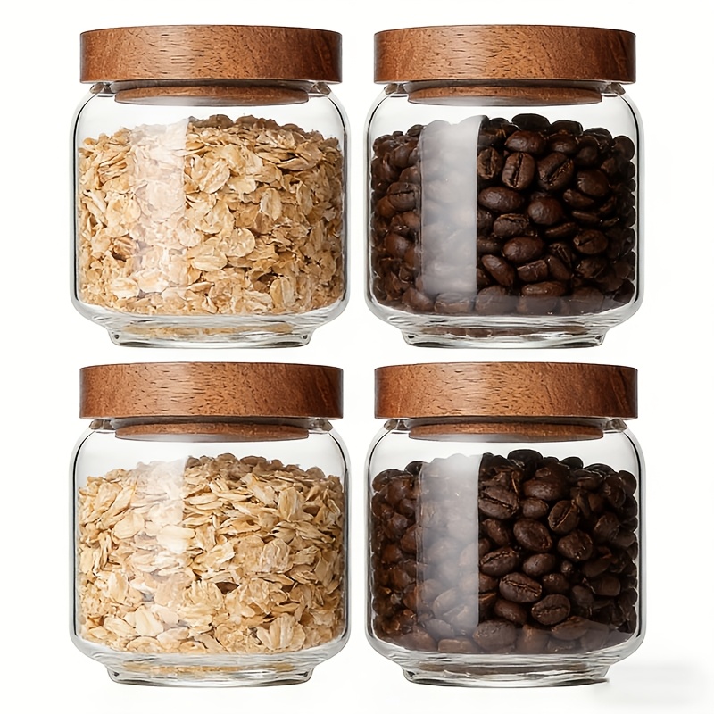 Food Packed Snacks - 4 Paket Stoples Kaca Bening 15oz