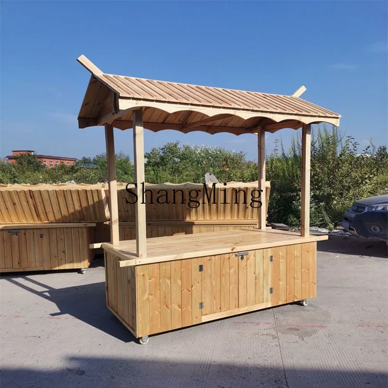 Gerobak makanan jalanan kayu u - Snacks Food Stall ulasan dan harga