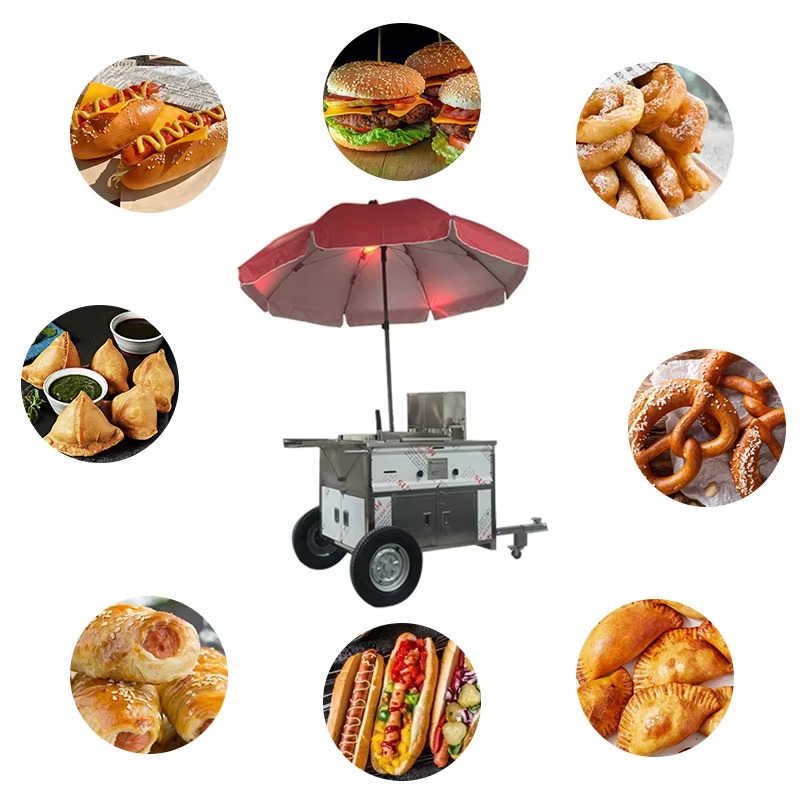 Gerobak Jajanan Mobile Ringkas - Snacks Food Stall ulasan dan harga