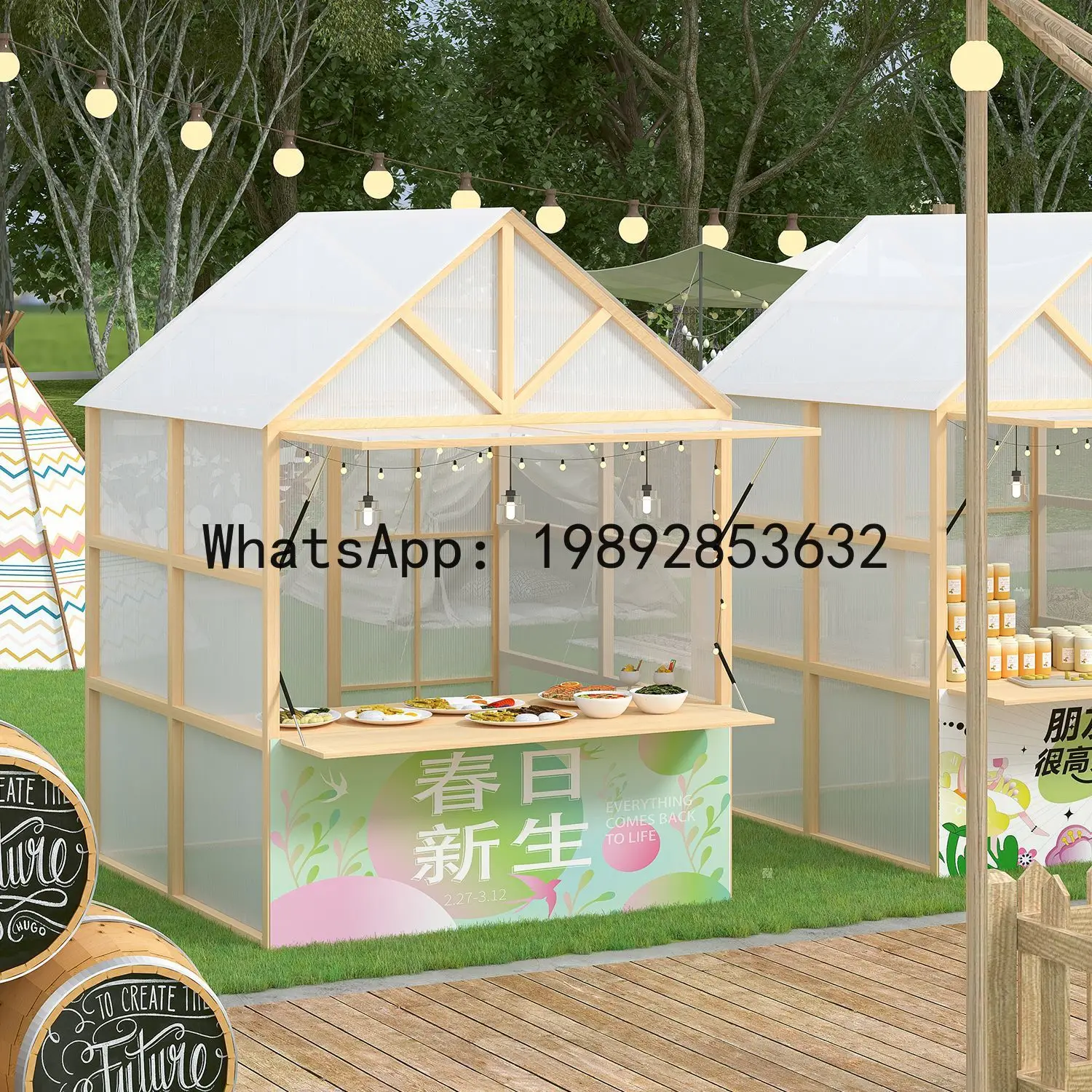 Rak Pameran Besi Seni Budaya d - Snacks Food Stall ulasan dan harga