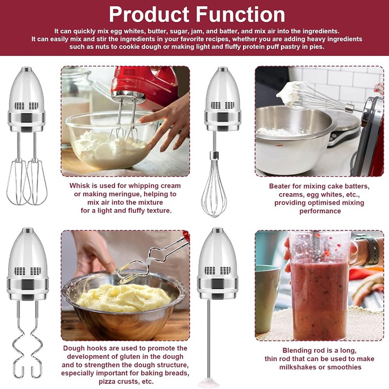 Pengocok pelengkap Mixer tanga - Kitchenaid Mixer Hand Mixer ulasan dan harga
