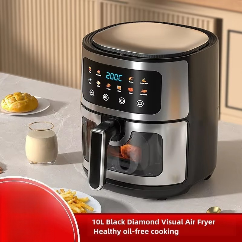 Grosir Air Fryer Hitam 10L, Ce - Food Snacks Healthy ulasan dan harga
