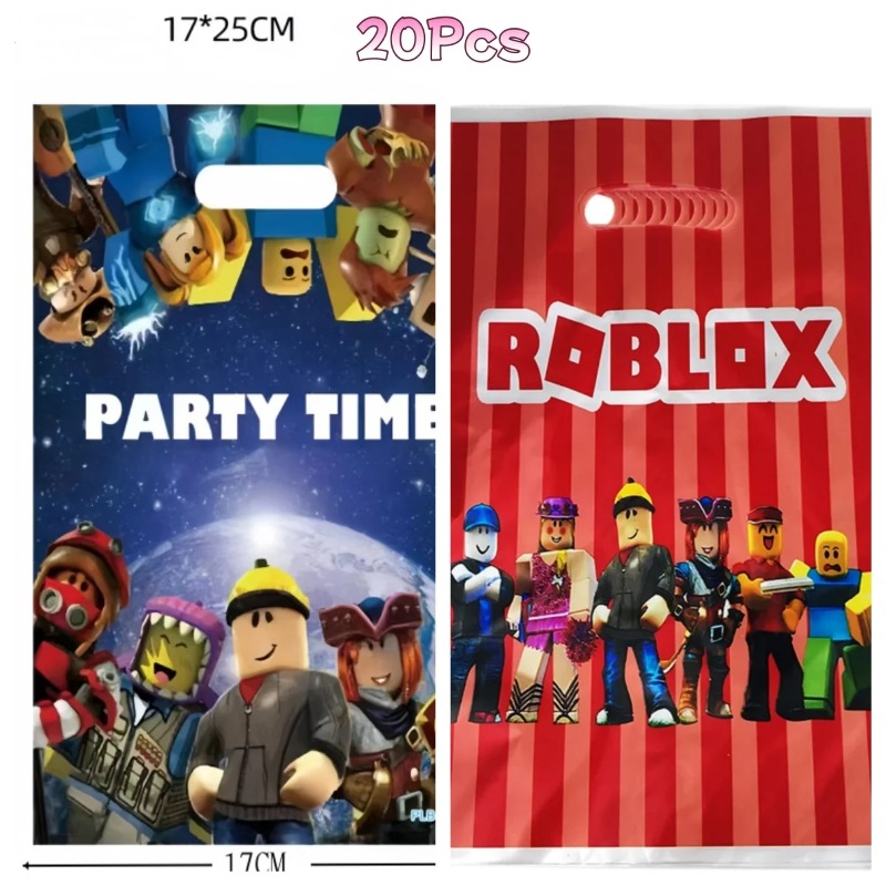 20Pcs Tas Hadiah Roblox Kartun - Spicy Food Snacks ulasan dan harga