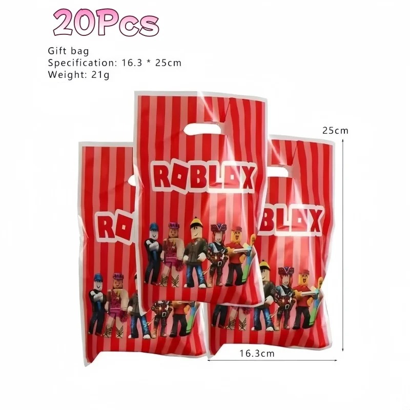 20Pcs Tas Hadiah Roblox Kartun - Spicy Food Snacks ulasan dan harga