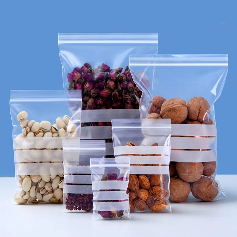 200 Buah Tas Kemasan Ziplock T - Food Snacks Label ulasan dan harga