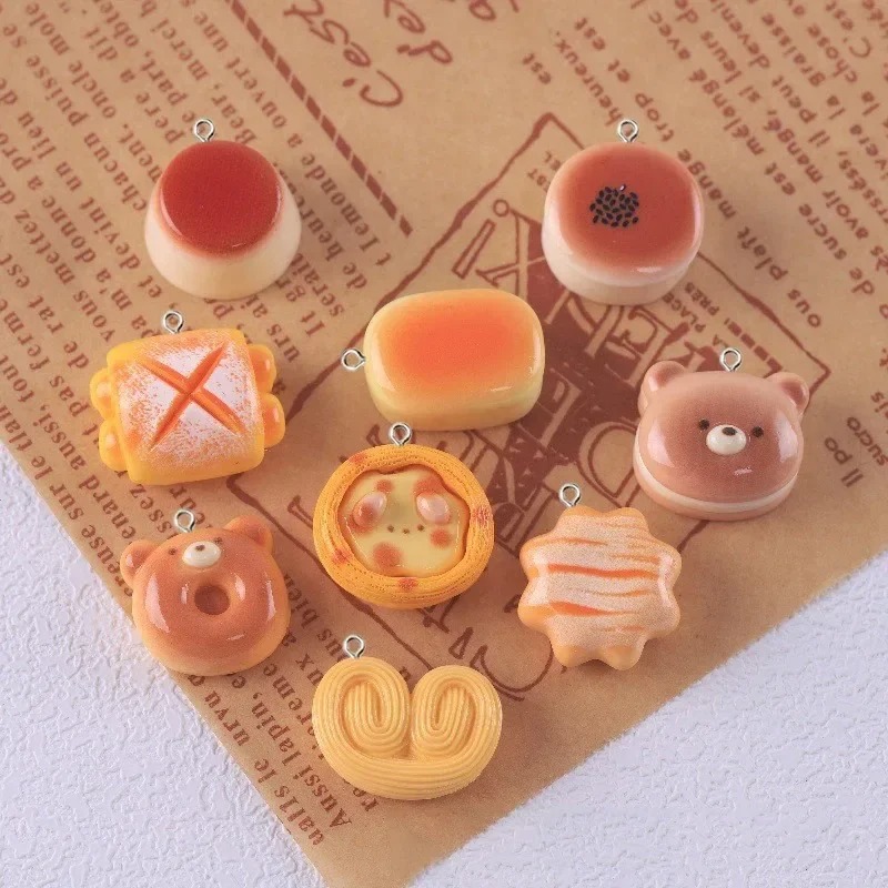 10 Buah Liontin Resin Makanan  - Food Snacks Party ulasan dan harga