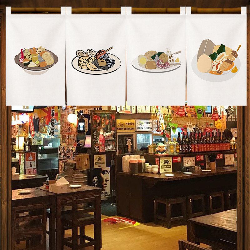 VIKAMA Tirai Pendek Noren Jepa - Food Snacks Restaurant ulasan dan harga