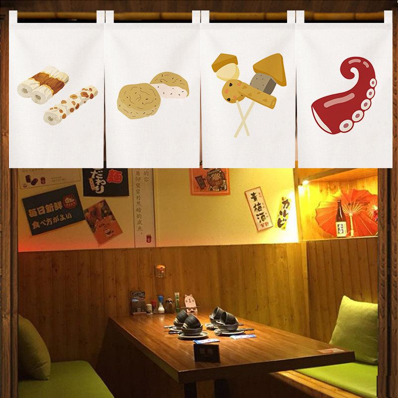 VIKAMA Tirai Pendek Noren Jepa - Food Snacks Restaurant ulasan dan harga