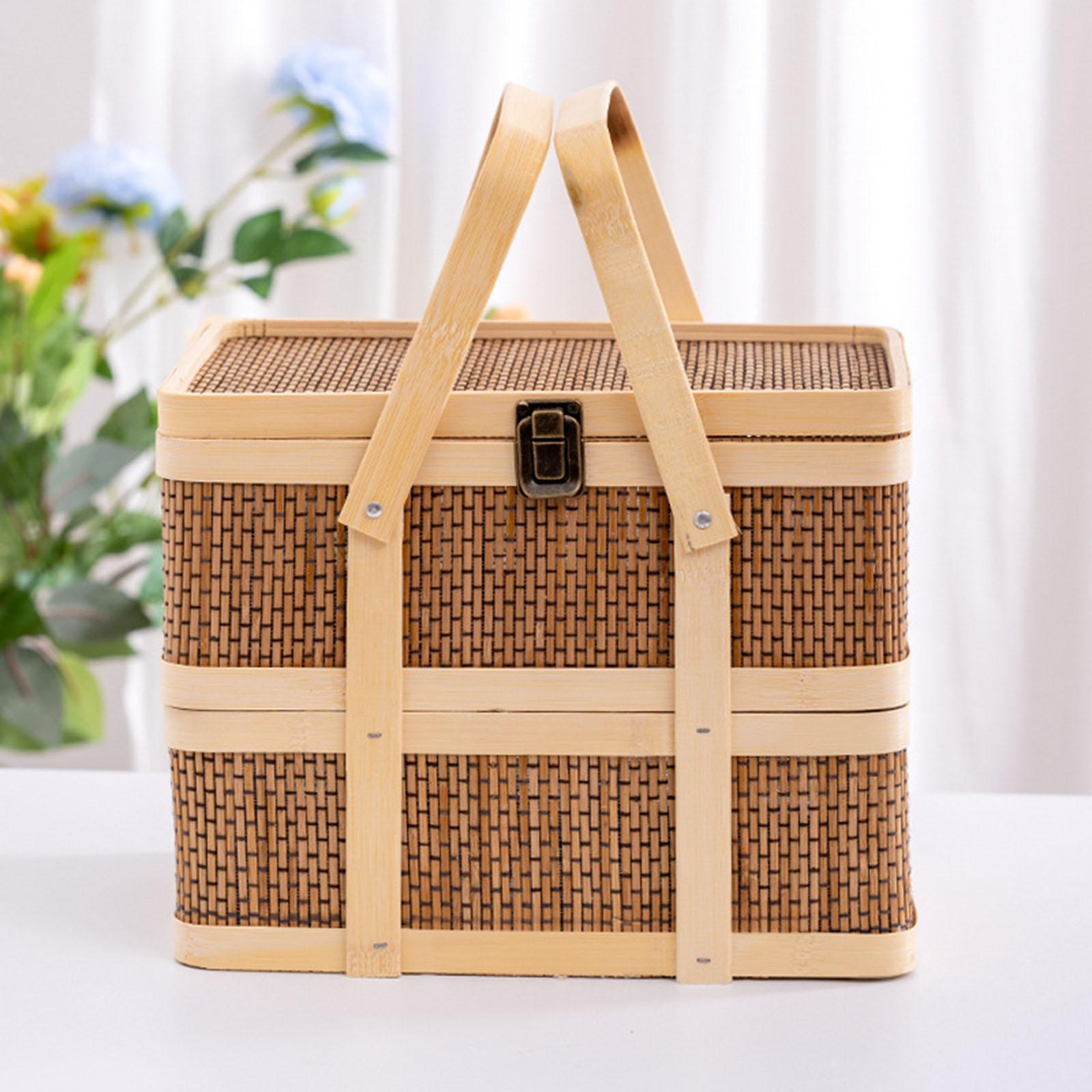 Keranjang Piknik Anyaman, Kera - Snacks Food Gift Baskets ulasan dan harga