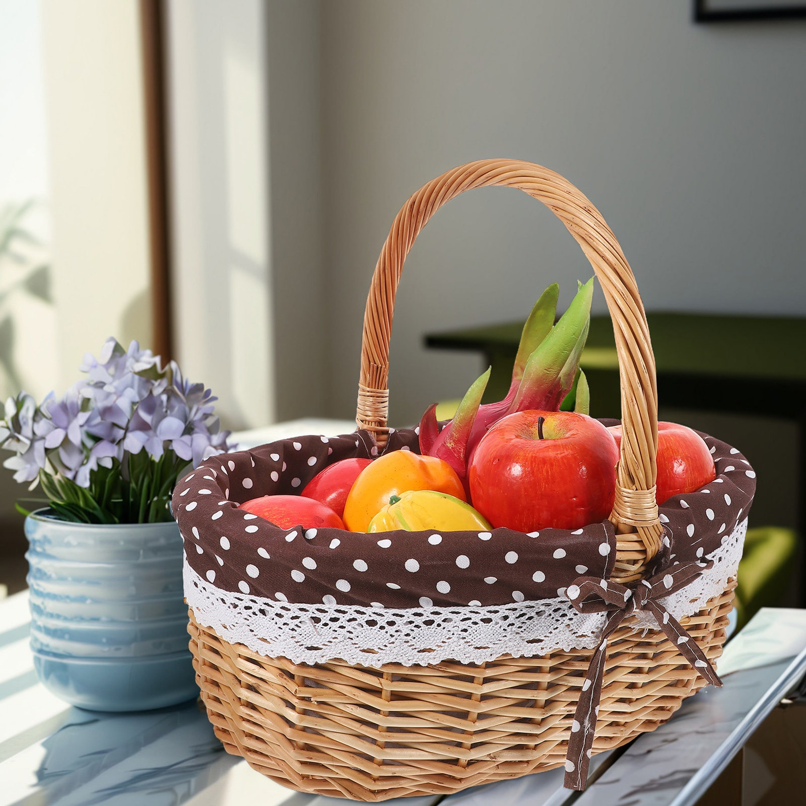 Keranjang Penyimpanan Anyaman  - Snacks Food Gift Baskets ulasan dan harga