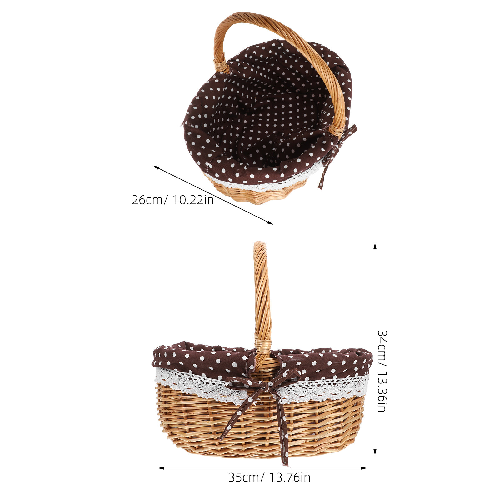 Keranjang Penyimpanan Anyaman  - Snacks Food Gift Baskets ulasan dan harga