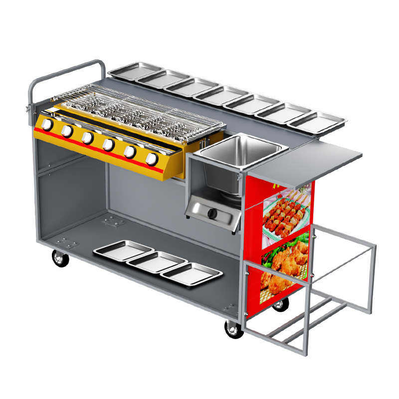 Gerobak BBQ Ramah Lingkungan d - Snacks Food Stall ulasan dan harga