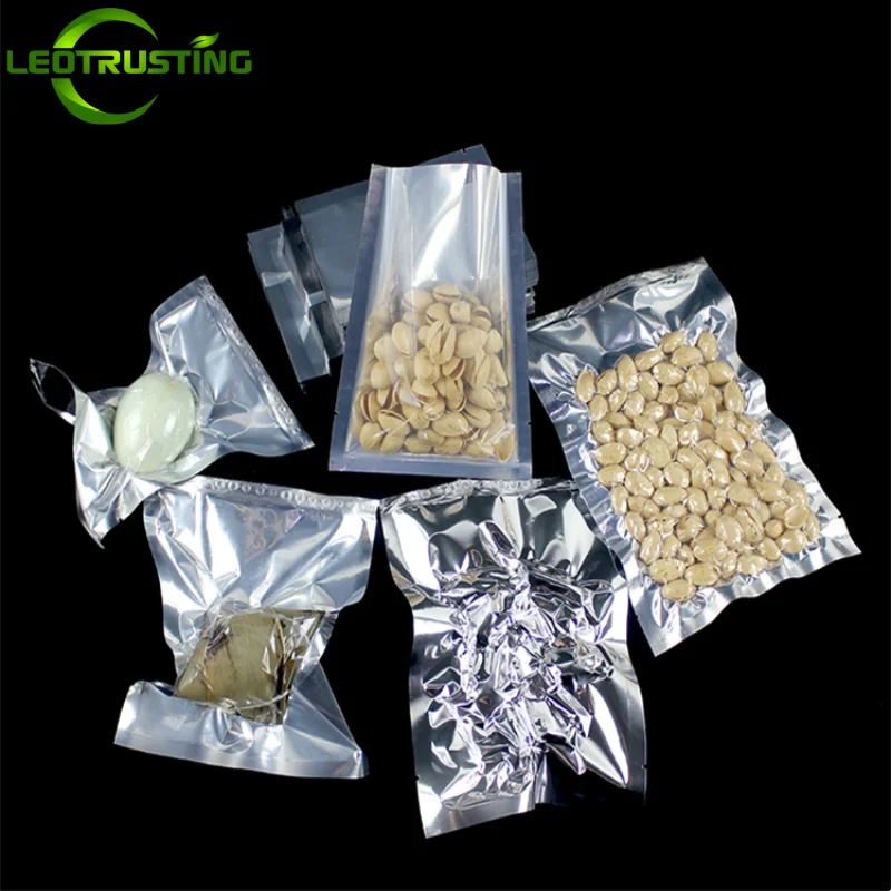 100 Pcs Kantong Plastik Perak  - Food Packed Snacks ulasan dan harga